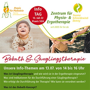 Info-TAG – Bobath & Säuglingstherapie 13.07.2022