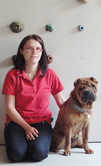 Daya mit Frauchen Yvonne Schneidewind Daya mit Frauchen Yvonne Schneidewind