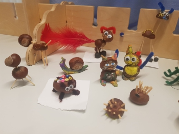 Herbst-Aktion Okt 2021 Kastanienfiguren