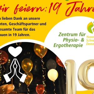 19 Jahre Zentrum für Physio- & Ergotherapie
