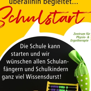 Alles Gute zum Schulstart wünsch das Team der Physio- & Ergotherapie