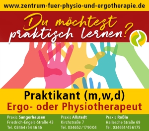 Praktikanten gesucht - Physiotherapeuten und ergotherapeuten in Ausbildung gesucht